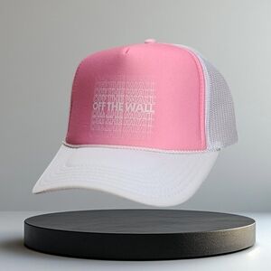 New Vintage Women's Vans Off The Wall Snapback Cap Hat